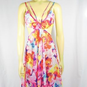 Tropical Maxi Beach Cover-up